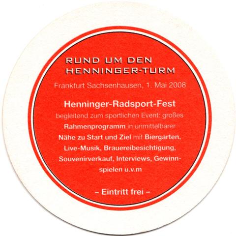 frankfurt f-he henninger rad jahre 12b (rund215-radsport fest-schwarzrot)